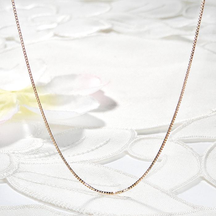 K18YG ベネチアンチェーンネックレス 送料無料 18k 18金 ゴールド