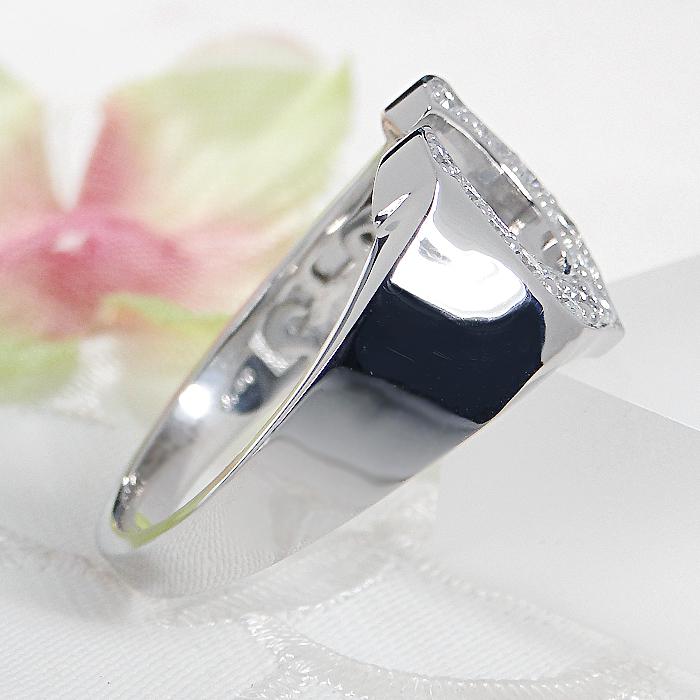Pt950 0.40ct Eカラー SI-1 メンズ ダイヤモンド リング ダイヤ 0.4