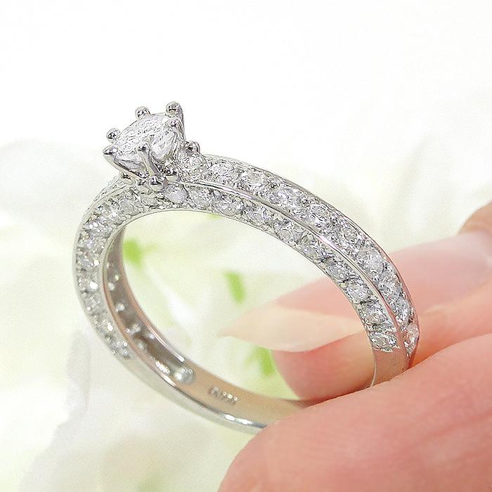 Pt950 1.55ct ダイヤモンド リング 送料無料 ダイヤ 人気 プラチナ PT 