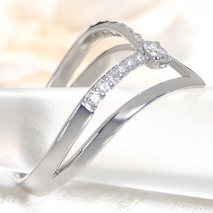 Pt950 0.25ct ダイヤモンド リング 送料無料 人気 ダイヤ プラチナ V V 