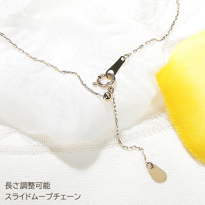 K18YG 0.08ct ダイヤモンド ハート ネックレス 送料無料 人気 