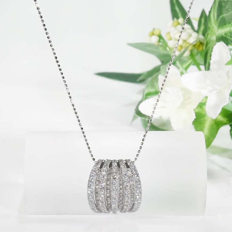 K18 YG WG 1.0ct ダイヤモンド ペンダント 送料無料 18金 ゴールド 