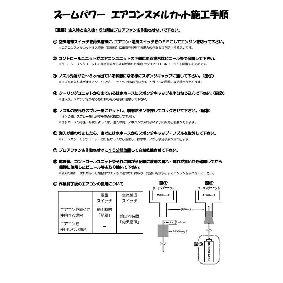 送料無料 泡の力でエアコンの臭いを洗浄 除菌 消臭効果 Zoom Power ズームパワー エアコンスメルカット K100w02 Gzヤフーショッピング店 通販 Yahoo ショッピング