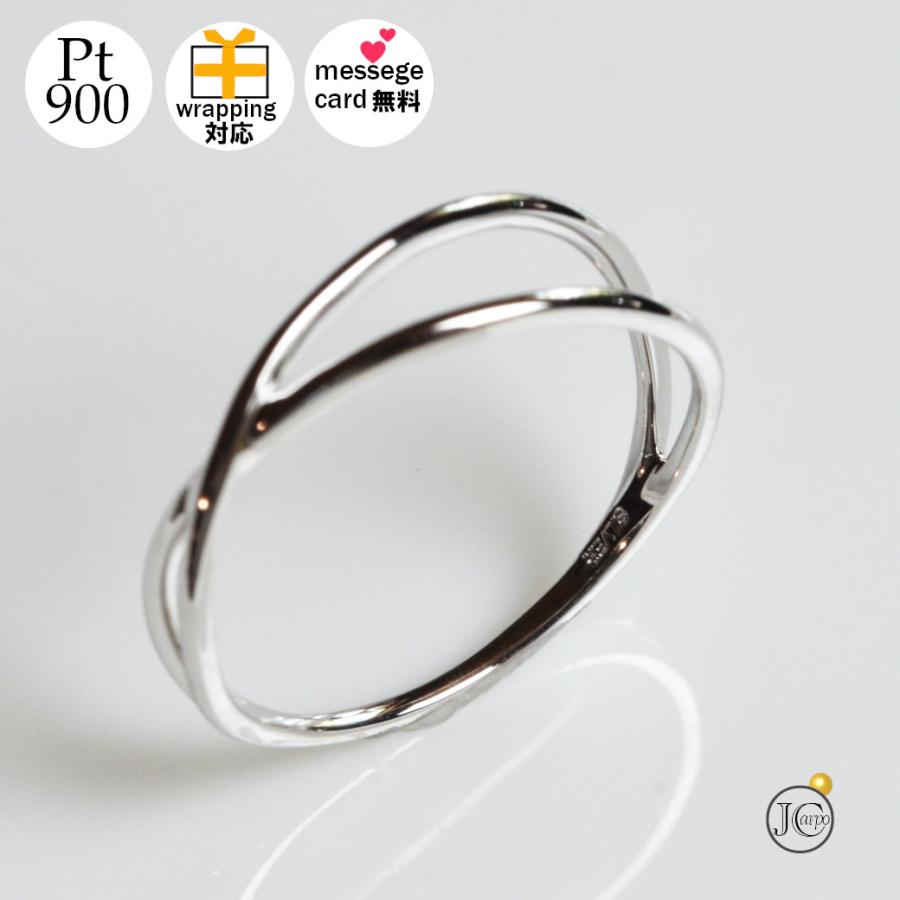 指輪 レディース プラチナ900 リング ゴールド 人差し指 中指 小指