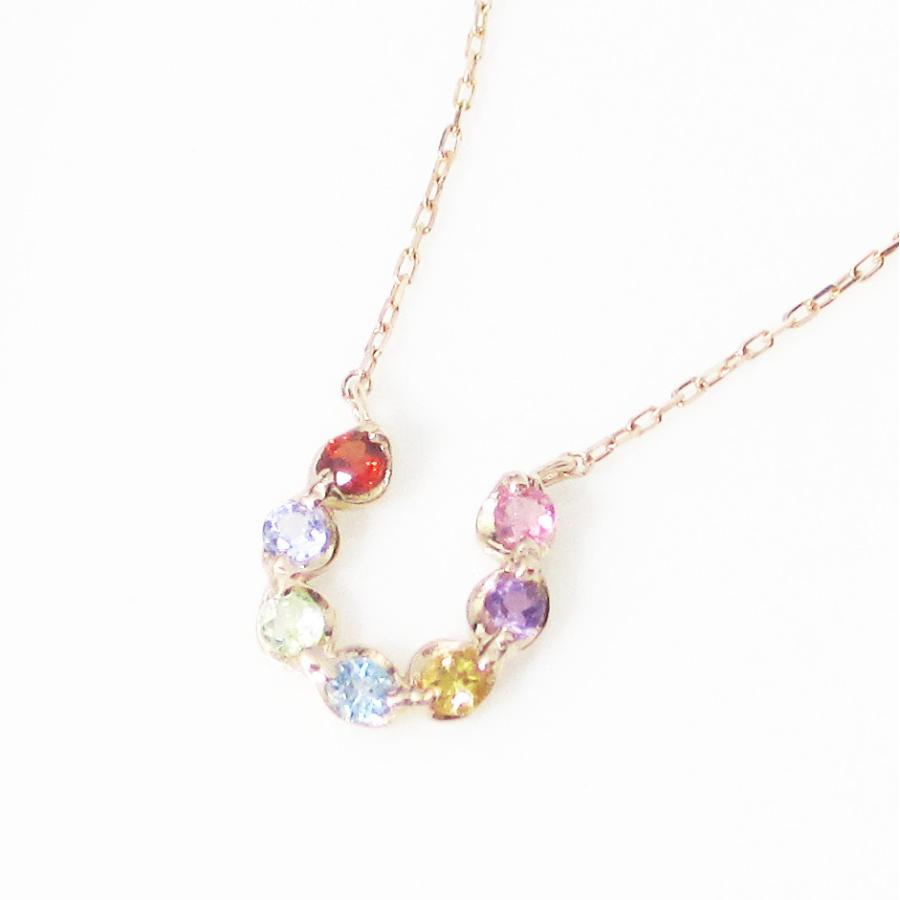 ネックレス レディース 10k ゴールド k10 金属アレルギー対応 10金 アミュレット 馬蹄 ペンダント ホースシュー ネックレス