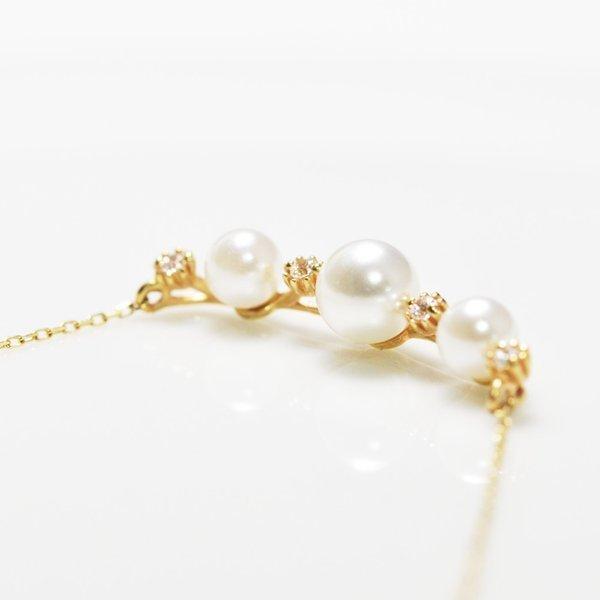 18k ゴールド　金　パールネックレス 6mm.jpg