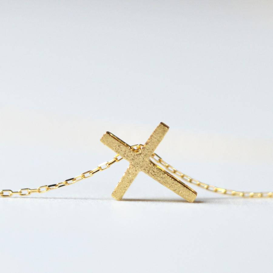 ペンダントトップ クロス 十字架 地金 18k k18 トップのみ メンズ レディース リバーシブル 2wayの画像