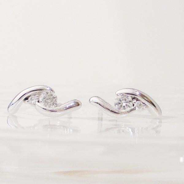 イエローゴールド　k10 k10YG ダイヤモンド　ピアス k10 イエローゴールド ダイヤモンド フープピアス 中折れピアス K10