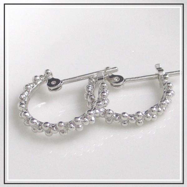 ピアス プラチナ900 フープ ピアス 送料無料