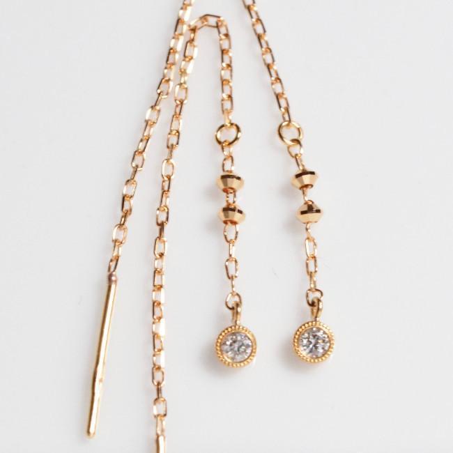 チェーン槍イエローゴールドタイタンスパイク 登坂 広臣 ピアス