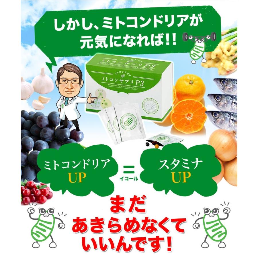 ミトコリンプラス12箱【限定特価】 公式】ミトコンサプリP3 ミトコンドリア サプリメント ＜2箱セット＞3