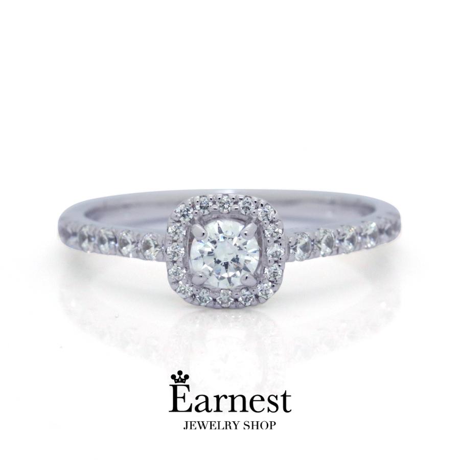 １粒ダイヤ　　pt900　プラチナ　ダイヤモンド　0.36ct　リング　ジュエリー　スクエア 　ギフト　プレゼント　品質保証書　送料無料 | ブランド登録なし