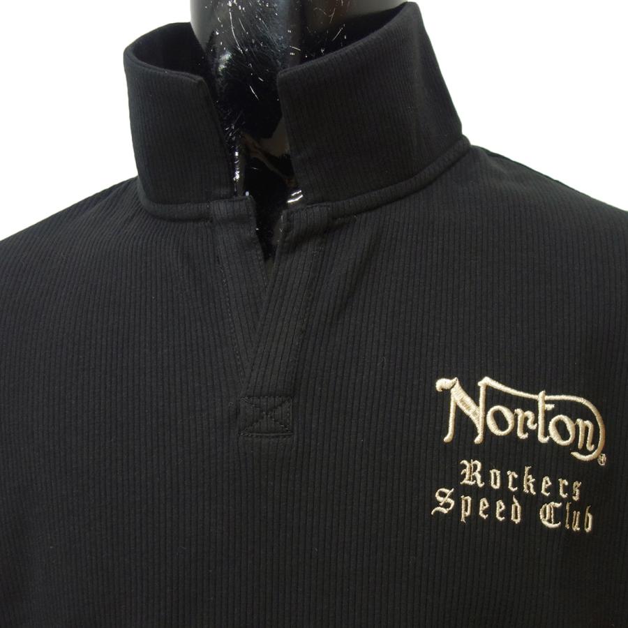 ノートン Norton ランダムテレコ スキッパー ポロシャツ メンズ