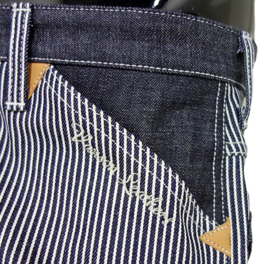 VANSON（バンソン） ペインターパンツ ヒッコリー NVBL-301 MCF : 和柄