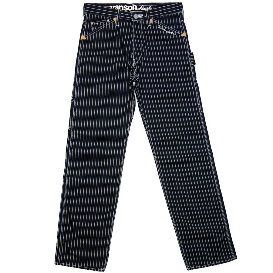 VANSON バンソン vanson ペインターパンツ ウォバッシュ A NVBL