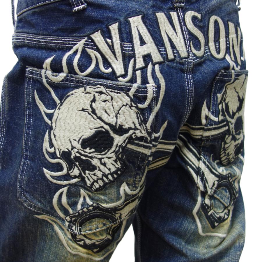 VANSON（バンソン） ドクロ スカル ジーンズ デニム ジーパン メンズ