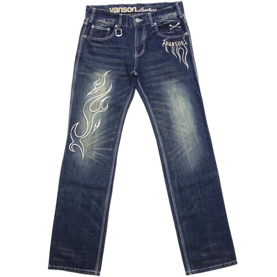 VANSON（バンソン） ドクロ スカル ジーンズ デニム ジーパン メンズ
