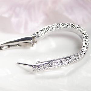 pt900 プラチナ ダイヤモンド ダイヤ ピアス 0.6ct Gカラー SI