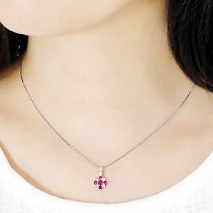 pt900 プラチナ ダイヤモンド ダイヤ カラーストーン ルビー ペンダント ネックレス 誕生石 7月 0.50ct FYP0016 |  | 02