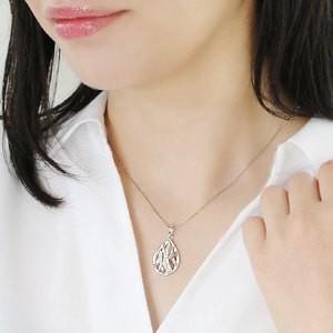 プラチナ900 天然ダイヤモンドペンダントトップ 1.00ct 鑑別書付き 菱形