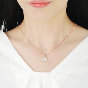 K18YG/WG/PG 1.60ct ラウンドモチーフ ダイヤモンド ペンダント ジュエリー ダイヤネックレス ダイヤペンダント ダイヤモンド_3