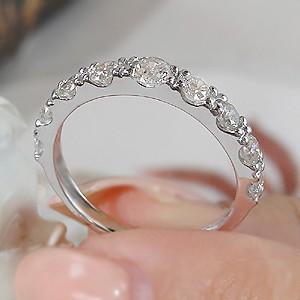 pt900 「1.0ct」 ダイヤモンド エタニティリング ジュエリー 指輪 プラチナ エタニティ 4月誕生石 ダイヤモンドリング FYR0021の画像