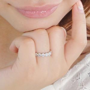 pt900 「0.5ct」 ダイヤモンド エタニティリング ジュエリー SIクラス