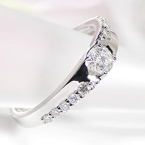 pt900 「0.4ct」 ダイヤモンド リング ジュエリー 指輪 プラチナ 4月