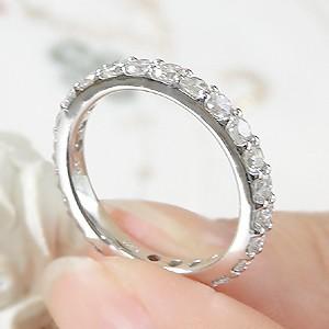 pt950 プラチナ ダイヤモンド ダイヤ 指輪 リング フルエタニティ