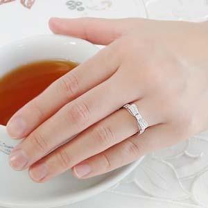 K18YG/WG/PG 「0.5ct」リボンモチーフ ダイヤモンド リング ジュエリー 指輪 18金 ゴールド リボン 4月誕生石 ダイヤモンドリング FYR0073の画像