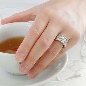 pt900 プラチナダイヤモンド ダイヤ 指輪 リング バケットカット 希少