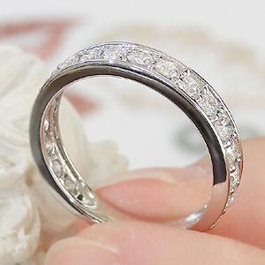 pt950 プラチナ ダイヤモンド ダイヤ 指輪 リング エタニティ SIクラス