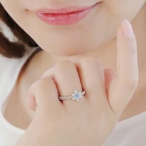 pt900 プラチナダイヤモンド ダイヤ 指輪 リング カラーストーン ブルーダイヤ フラワー 花 ブルー ミル打ち 一粒 FYR0113の画像