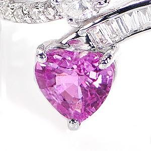 pt900 プラチナ ダイヤモンド ダイヤ 指輪 リング ピンクサファイア