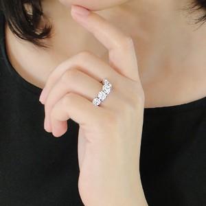 pt900 プラチナ ダイヤモンド ダイヤ 指輪 リング エタニティ 3.0ctUP