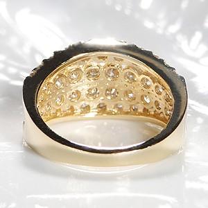 K18YG/PG ゴールド ダイヤモンド ダイヤ 指輪 リング 2.0ct 2カラット