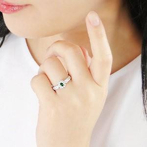 リング 指輪 グリーンガーネット カラーストーン ダイヤモンド ダイヤ プラチナ pt900 プラチナ900 豪華 オーバル 1月 誕生石 FYR0370の画像