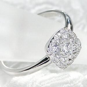 ダイヤモンド リング プラチナ 指輪 ダイヤ pt900 豪華 パヴェ