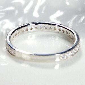 ダイヤモンド リング エタニティ 指輪 プラチナ 0.3ct pt900 SIクラス ミルグレイン ミル打ち アンティーク フチあり FYR0409の画像