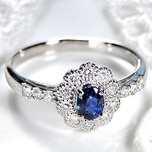 Pt900 ルビー/サファイア ダイヤモンドリング : ジュエリー for you