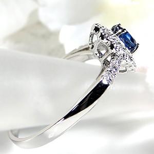 Pt900 ルビー/サファイア ダイヤモンドリング : ジュエリー for you