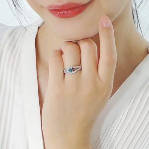 Pt900 ブルーダイヤモンド リング : ジュエリー for you - 通販