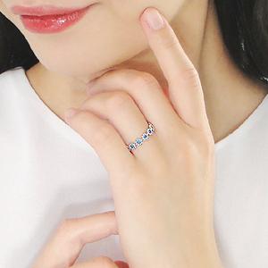 Pt900 デマントイドガーネット アウイナイト リング ジュエリー アクセサリー カラーストーン 指輪 ダイヤ リング プラチナ フラワー 花の画像