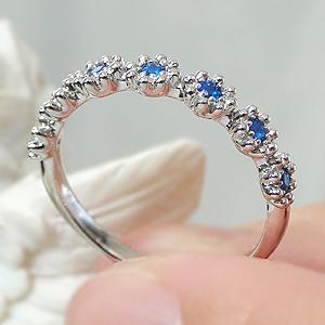 Pt900 デマントイドガーネット アウイナイト リング ジュエリー  