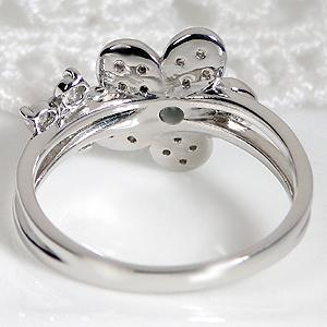 Pt900 アイスブルーダイヤモンド フラワーモチーフ リング 0.38ct 指輪 