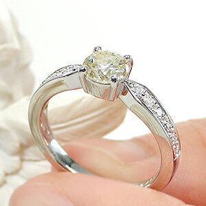 Pt900 0.85ctUP ダイヤモンド リング ファッション 指輪 0.7ct 0.15ct 