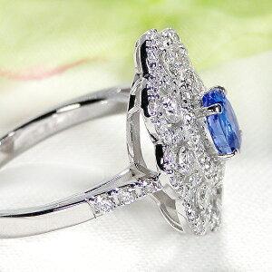 Pt900 タンザナイト ダイヤモンド リング 指輪 プラチナ 豪華 婚約 