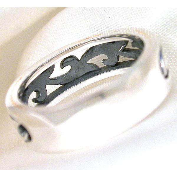 Burning Bull リング シルバー925 レディース メンズ 指輪 ァラベスク 