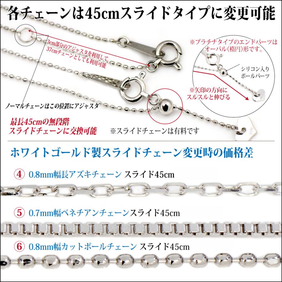 ピンクサファイア ネックレス K10 ホワイトゴールド WG 鑑別書付属 9月