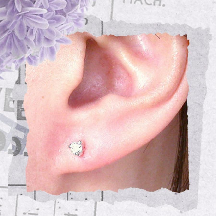 柔らかい メンズ レディース ダイヤモンド ピアス Pt900 プラチナ ピアス おしゃれ 可愛い 大きいサイズ にも ペア 女性 男性 シンプル ピアス ラッピング ピローbox 2個 100円